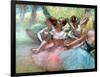 Four Ballerinas on the Stage-Edgar Degas-Framed Premium Giclee Print