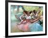 Four Ballerinas on the Stage-Edgar Degas-Framed Giclee Print