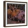 Four Ballerinas Resting-Edgar Degas-Framed Giclee Print