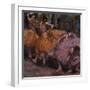 Four Ballerinas Resting-Edgar Degas-Framed Giclee Print