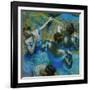 Four Ballerinas Straightening Up in the Wings-Edgar Degas-Framed Giclee Print