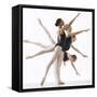 Four Ballerinas-Tim Pannell-Framed Stretched Canvas