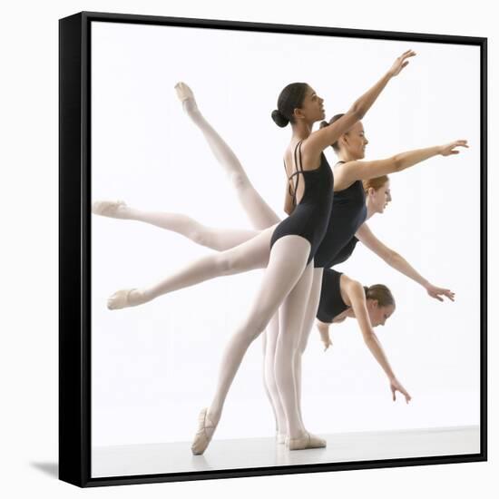 Four Ballerinas-Tim Pannell-Framed Stretched Canvas