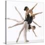 Four Ballerinas-Tim Pannell-Stretched Canvas