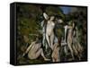 Four Bathers, 1888-1890-Paul Cézanne-Framed Stretched Canvas