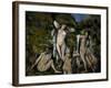 Four Bathers, 1888-1890-Paul Cézanne-Framed Giclee Print