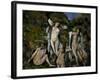 Four Bathers, 1888-1890-Paul Cézanne-Framed Giclee Print