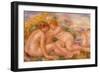 Four Bathers by Renoir-Pierre Auguste Renoir-Framed Giclee Print