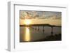 Four Bears Bridge Stretches across the Missouri River, North Dakota-Angel Wynn-Framed Photographic Print