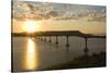 Four Bears Bridge Stretches across the Missouri River, North Dakota-Angel Wynn-Stretched Canvas