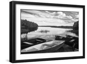 Four Boats at Sunset-Monte Nagler-Framed Giclee Print