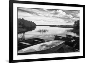 Four Boats at Sunset-Monte Nagler-Framed Giclee Print