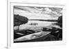 Four Boats at Sunset-Monte Nagler-Framed Giclee Print