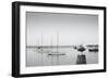 Four Boats & Seagull-Moises Levy-Framed Photographic Print