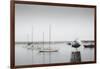 Four Boats & Seagull-Moises Levy-Framed Photographic Print