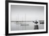 Four Boats & Seagull-Moises Levy-Framed Photographic Print