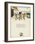 Four Boys Dancing on a Beach-Kate Greenaway-Framed Art Print