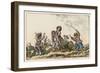 Four Boys Playing Le Cheval Fondu Known in the Uk as Itchy or Warney-Francois Boucher-Framed Art Print