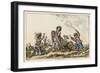 Four Boys Playing Le Cheval Fondu Known in the Uk as Itchy or Warney-Francois Boucher-Framed Art Print