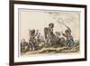 Four Boys Playing Le Cheval Fondu Known in the Uk as Itchy or Warney-Francois Boucher-Framed Art Print