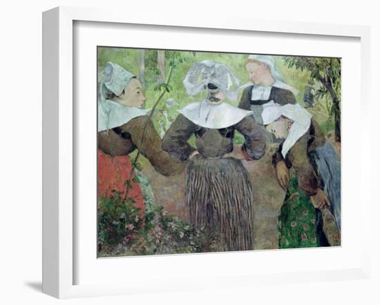 Four Breton Women, 1886-Paul Gauguin-Framed Giclee Print