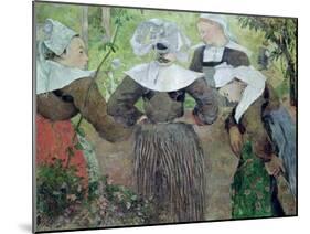 Four Breton Women, 1886-Paul Gauguin-Mounted Giclee Print