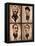 Four Caricatures, 1882-83-Julius Mandes Price-Framed Stretched Canvas