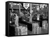 Four Cash Registers at a New Supermarket, Tulip Town Market, 1945 in Oak Ridge, Tennessee-null-Framed Stretched Canvas