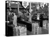 Four Cash Registers at a New Supermarket, Tulip Town Market, 1945 in Oak Ridge, Tennessee-null-Stretched Canvas