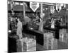 Four Cash Registers at a New Supermarket, Tulip Town Market, 1945 in Oak Ridge, Tennessee-null-Mounted Photo