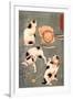 Four Cats in Different Poses-Kuniyoshi Utagawa-Framed Giclee Print