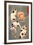 Four Cats in Different Poses-Kuniyoshi Utagawa-Framed Giclee Print