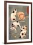 Four Cats in Different Poses-Kuniyoshi Utagawa-Framed Giclee Print