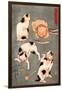 Four Cats in Different Poses-Kuniyoshi Utagawa-Framed Giclee Print