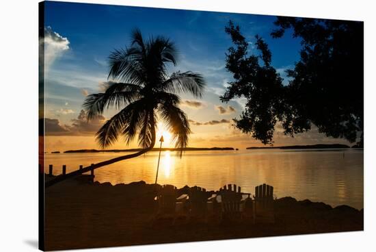 Four Chairs at Sunset - Florida-Philippe Hugonnard-Stretched Canvas