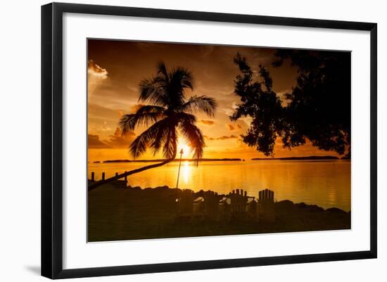 Four Chairs at Sunset - Florida-Philippe Hugonnard-Framed Photographic Print