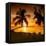 Four Chairs at Sunset - Florida-Philippe Hugonnard-Framed Stretched Canvas