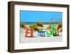 Four Chairs on the Beach - Florida-Philippe Hugonnard-Framed Photographic Print