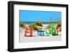 Four Chairs on the Beach - Florida-Philippe Hugonnard-Framed Photographic Print