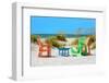 Four Chairs on the Beach - Florida-Philippe Hugonnard-Framed Photographic Print