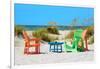 Four Chairs on the Beach - Florida-Philippe Hugonnard-Framed Photographic Print