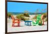 Four Chairs on the Beach - Florida-Philippe Hugonnard-Framed Photographic Print