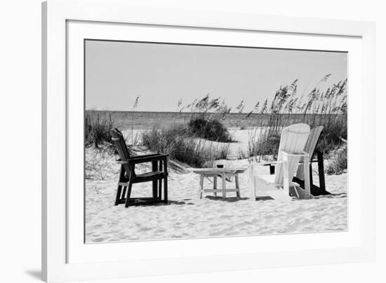 Four Chairs on the Beach - Florida-Philippe Hugonnard-Framed Photographic Print