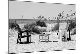 Four Chairs on the Beach - Florida-Philippe Hugonnard-Mounted Photographic Print