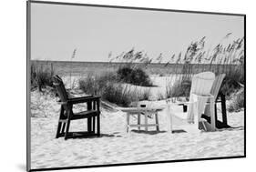 Four Chairs on the Beach - Florida-Philippe Hugonnard-Mounted Photographic Print