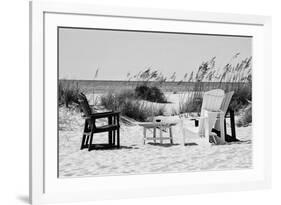 Four Chairs on the Beach - Florida-Philippe Hugonnard-Framed Photographic Print