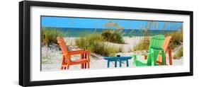 Four Chairs on the Beach - Florida-Philippe Hugonnard-Framed Photographic Print