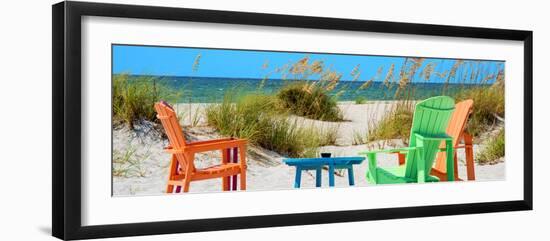 Four Chairs on the Beach - Florida-Philippe Hugonnard-Framed Photographic Print