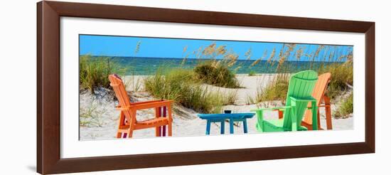 Four Chairs on the Beach - Florida-Philippe Hugonnard-Framed Photographic Print