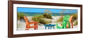 Four Chairs on the Beach - Florida-Philippe Hugonnard-Framed Photographic Print